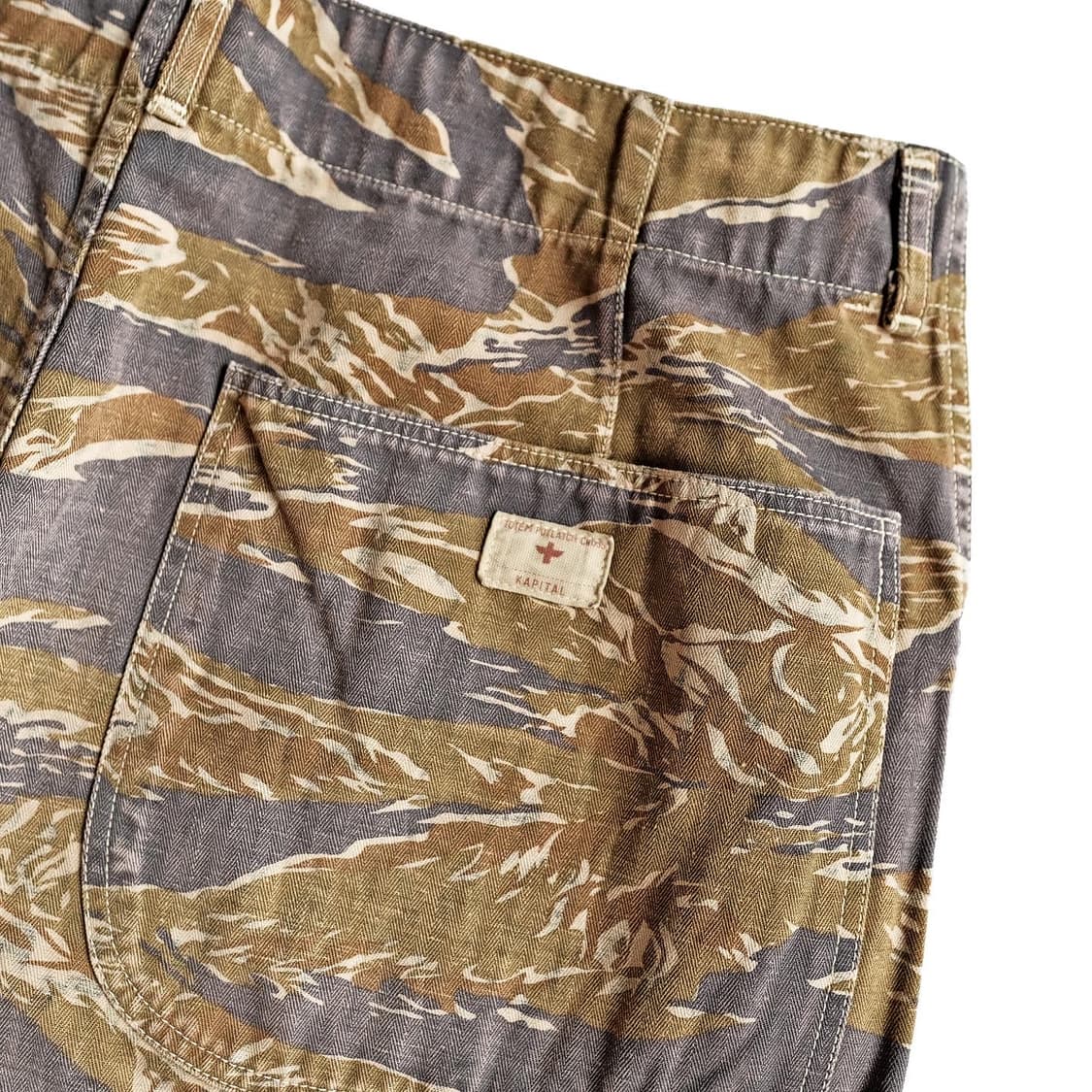 캐피탈 리버시블 카모 레오파드 숏츠 반바지 4사이즈 상품이미지5