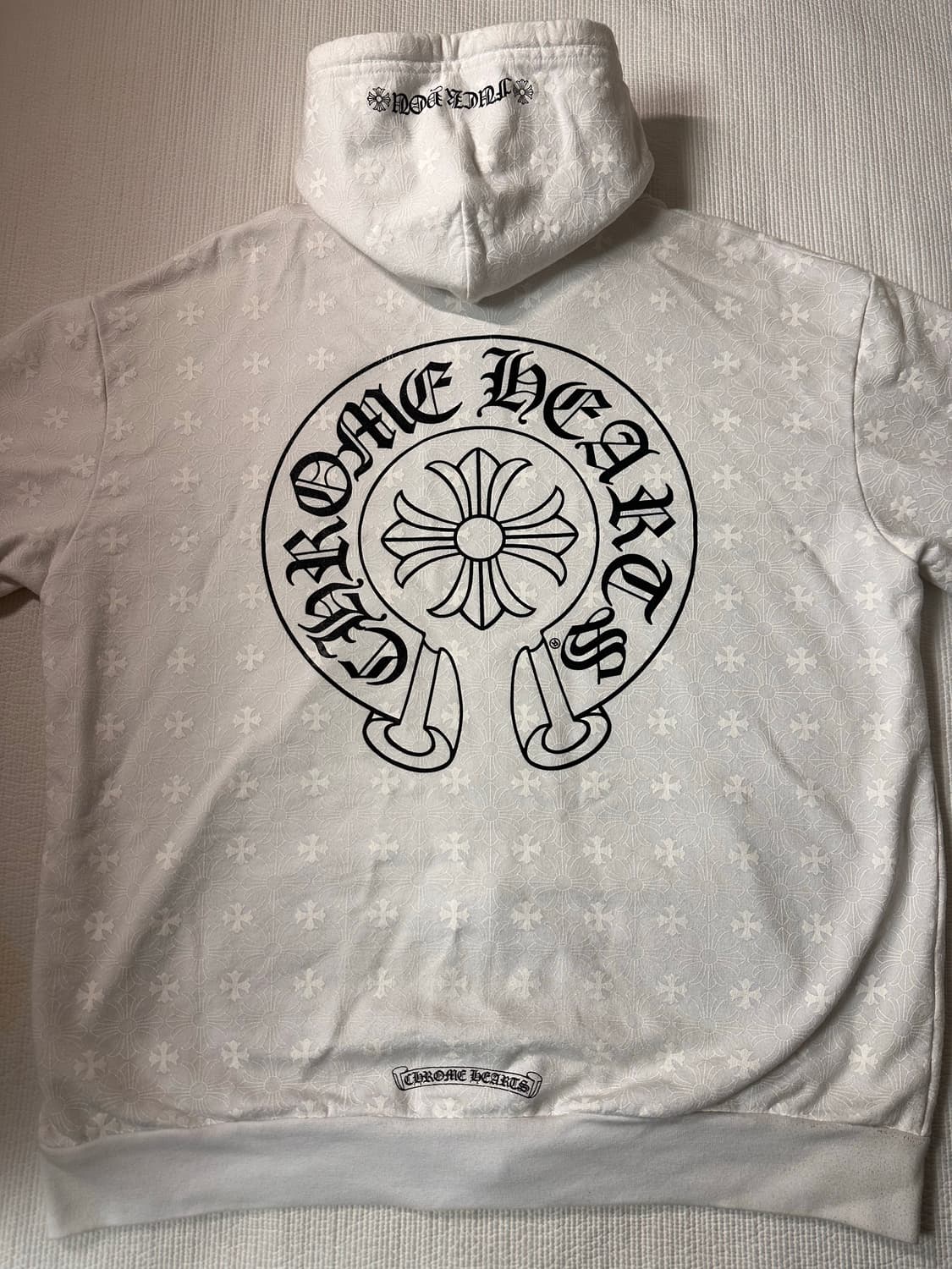 (레어) 크롬하츠 버티컬 플러스 로고 후드집업 M 상품이미지2