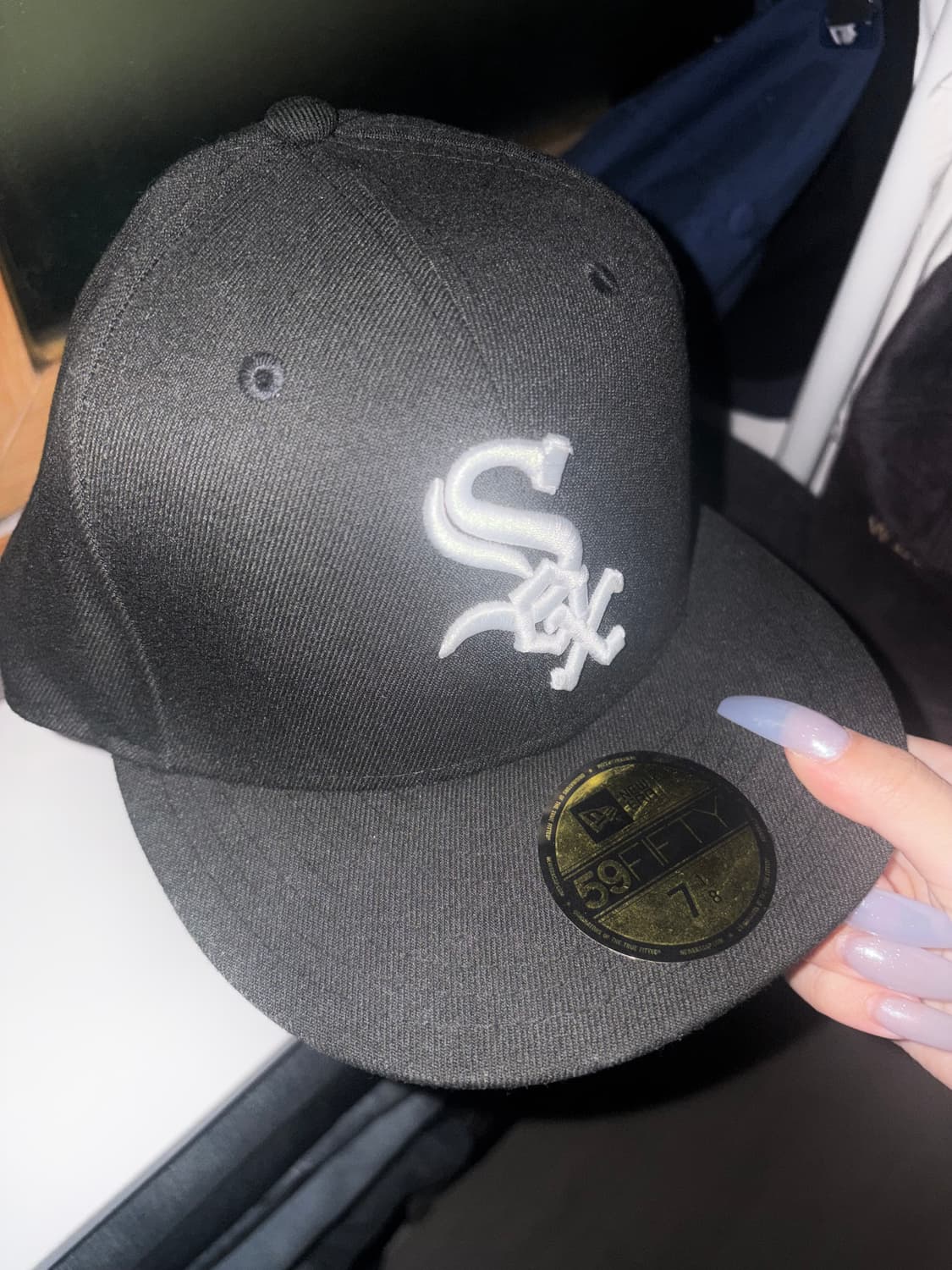 MLB 어센틱 시카고 화이트삭스 피티드캡 게임 블랙 상품이미지3