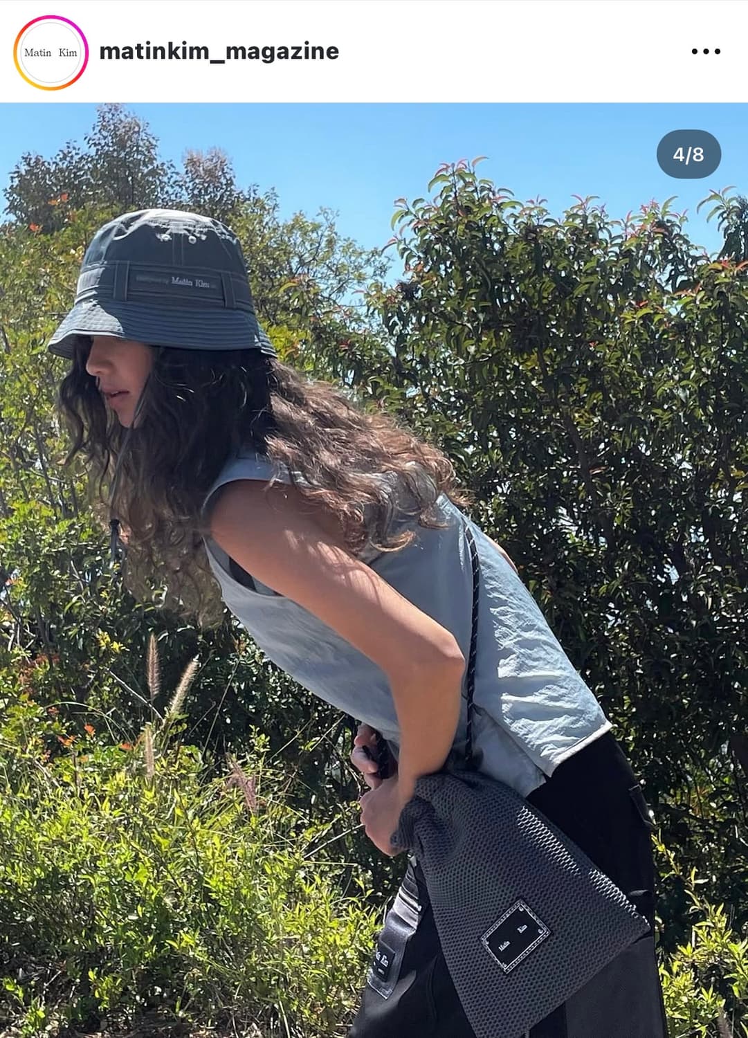 마뗑킴 마뗑 스티치 사파리 버킷햇 상품이미지4