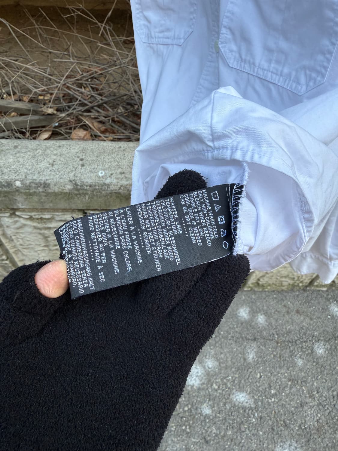 00s 할리 데이비슨 화이트 셔츠 상품이미지5