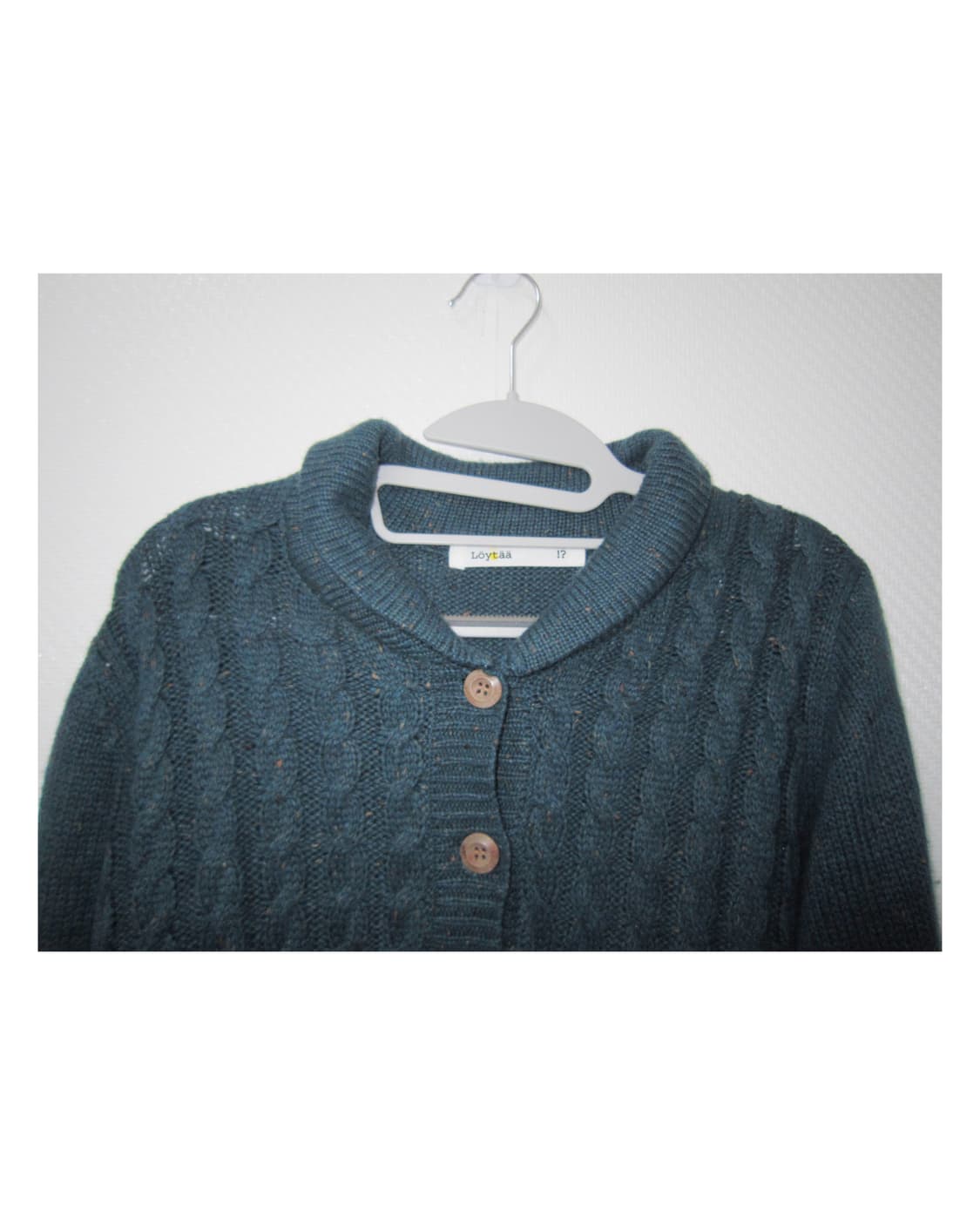vinatge blue green knit cardigan 상품이미지4