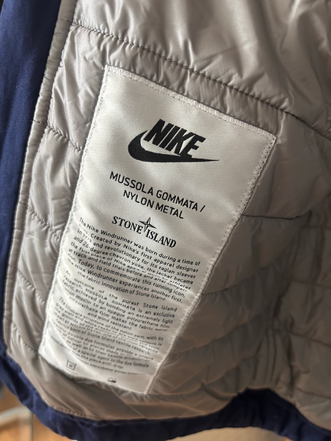 스톤아일랜드 X 나이키랩 패딩 자켓 M (100-105) 상품이미지2