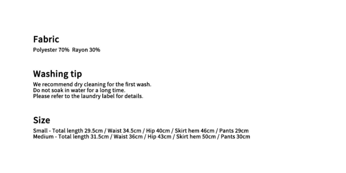 크랭크 프릴 플리츠 미니 스커트 팬츠 그레이 S 상품이미지4