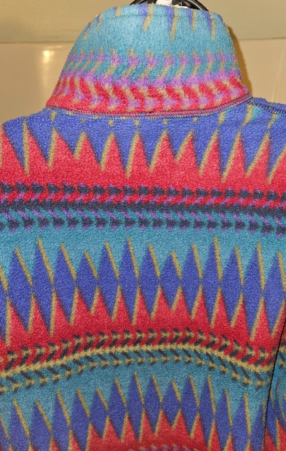 93FW 파타고니아 신칠라 1/2 집 틸/마젠타 아즈텍 패턴 USA 상품이미지4