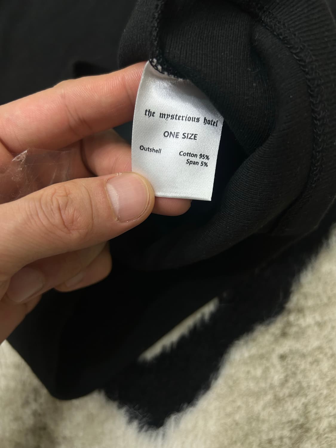 [os]더미스테리어스 호텔 코튼 나시/블랙 상품이미지5