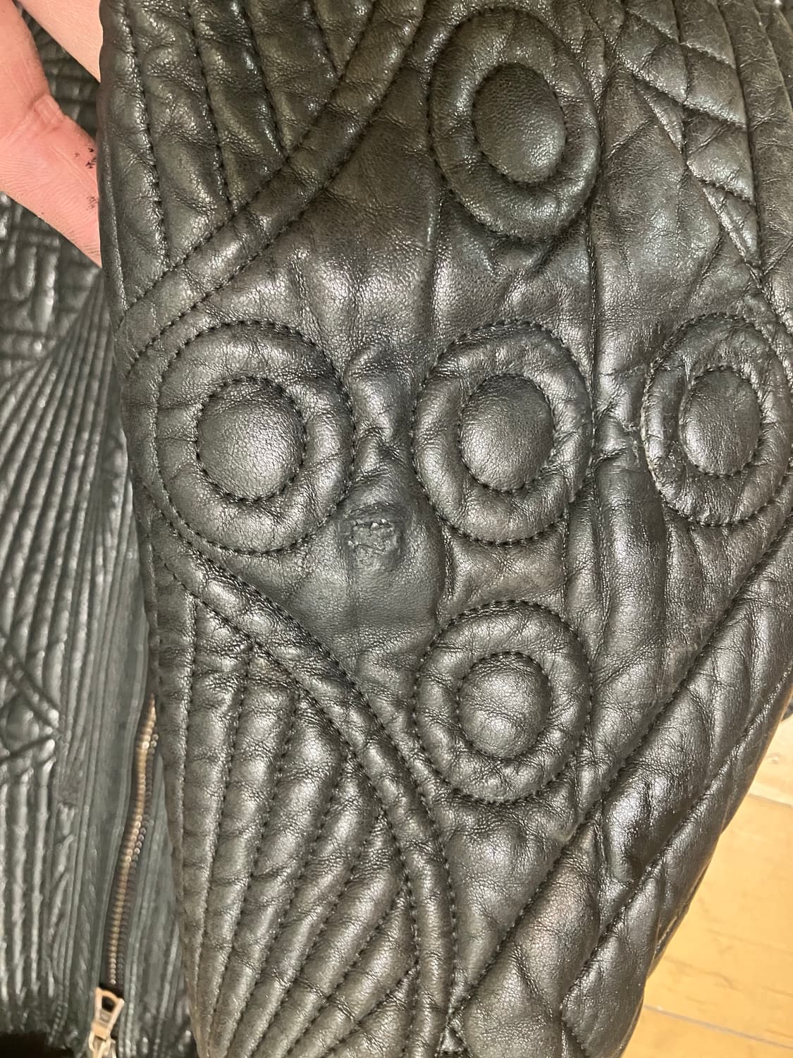 Gianni versace 베르사체 아티저널 아르데코 퀄티드 봄버 자켓 상품이미지4