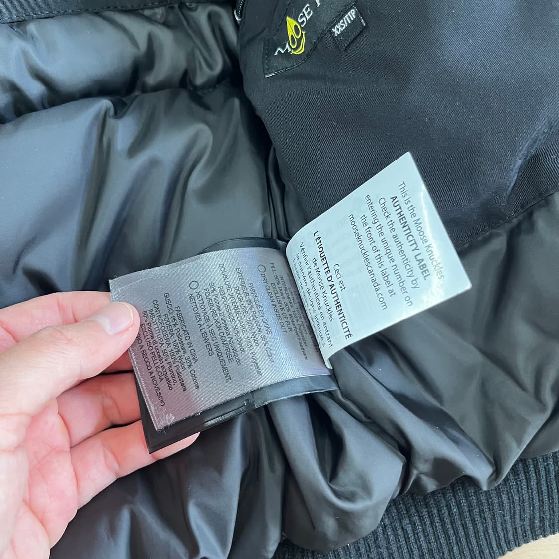 무스너클 키즈 덕다운 패딩점퍼 XXS 상품이미지5