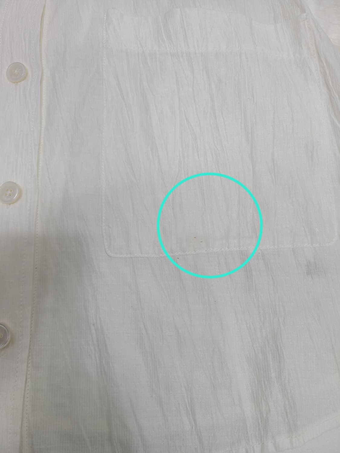 DKNY 21SS 한섬 DKNY 린넨 오버핏 크롭 셔츠 / 여 S 화이트 상품이미지6