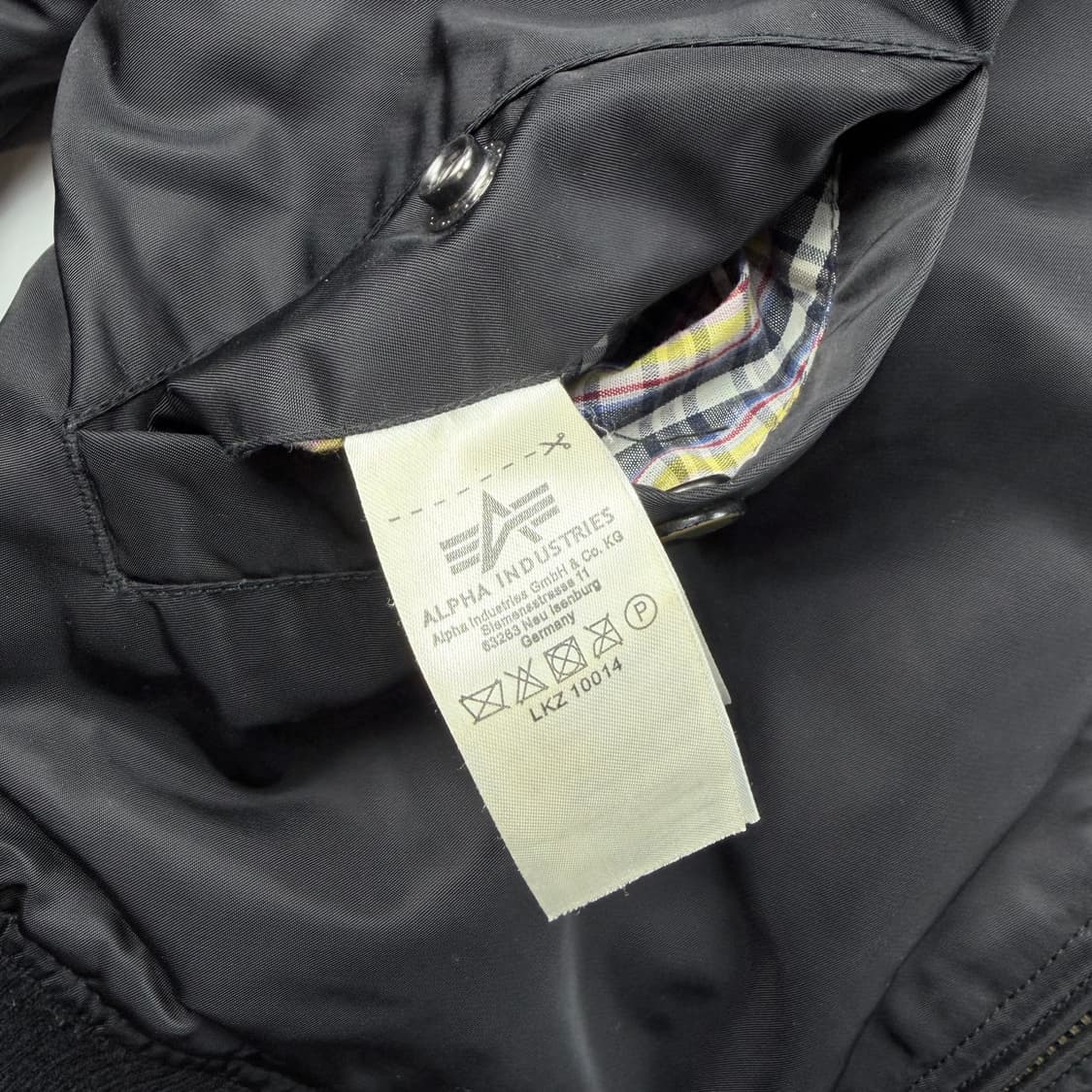 알파인더스트리 ma-1 블랙(L) 상품이미지6