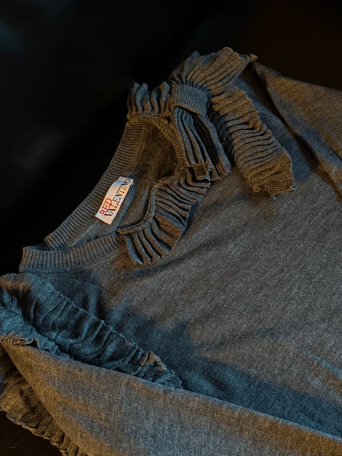 레드 발렌티노 프릴 디테일 니트 상품이미지2