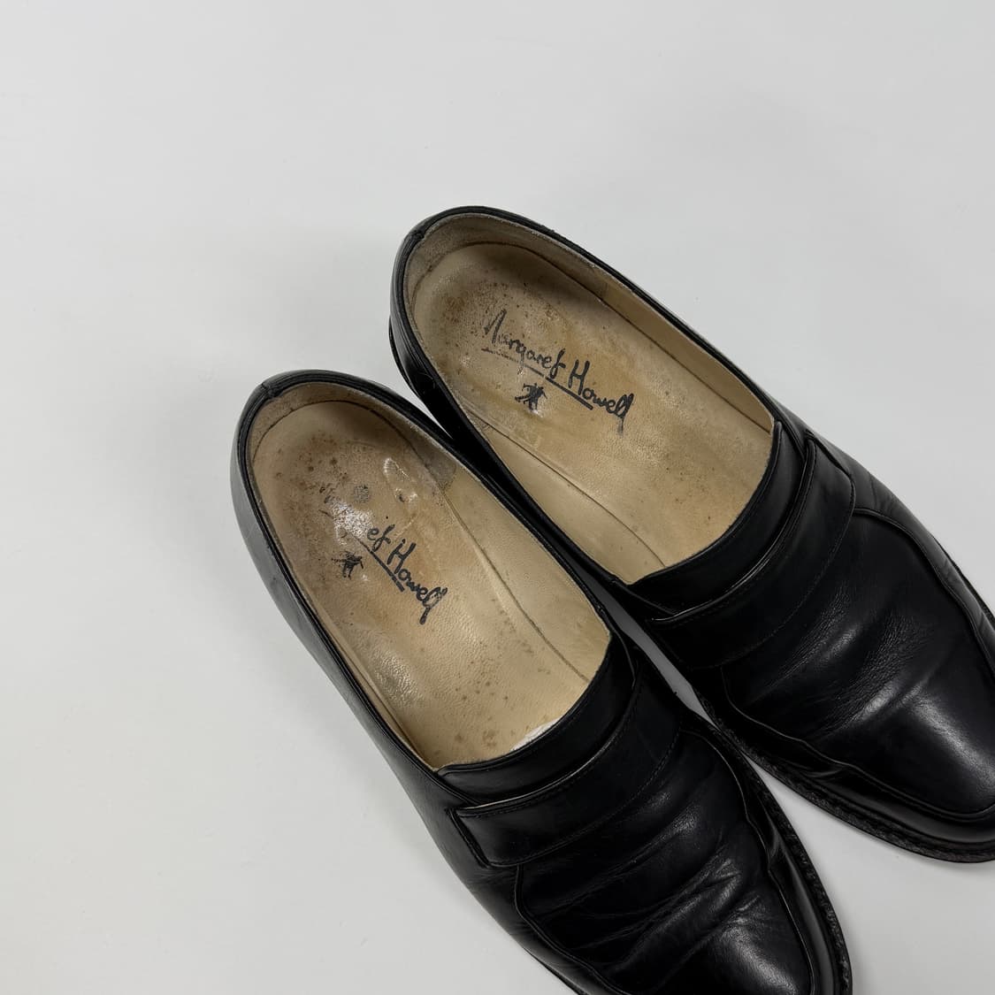 90s Margaret Howell mid heel loafers 상품이미지4