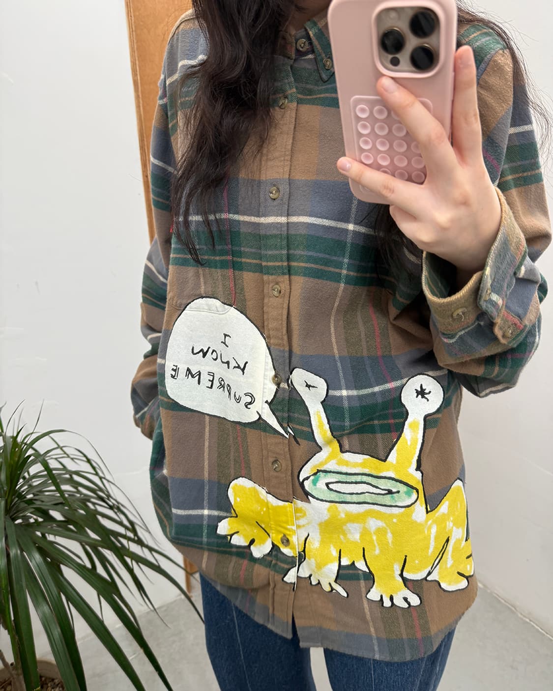 슈프림 Supreme Daniel Johnston Plaid Shirt 상품이미지4