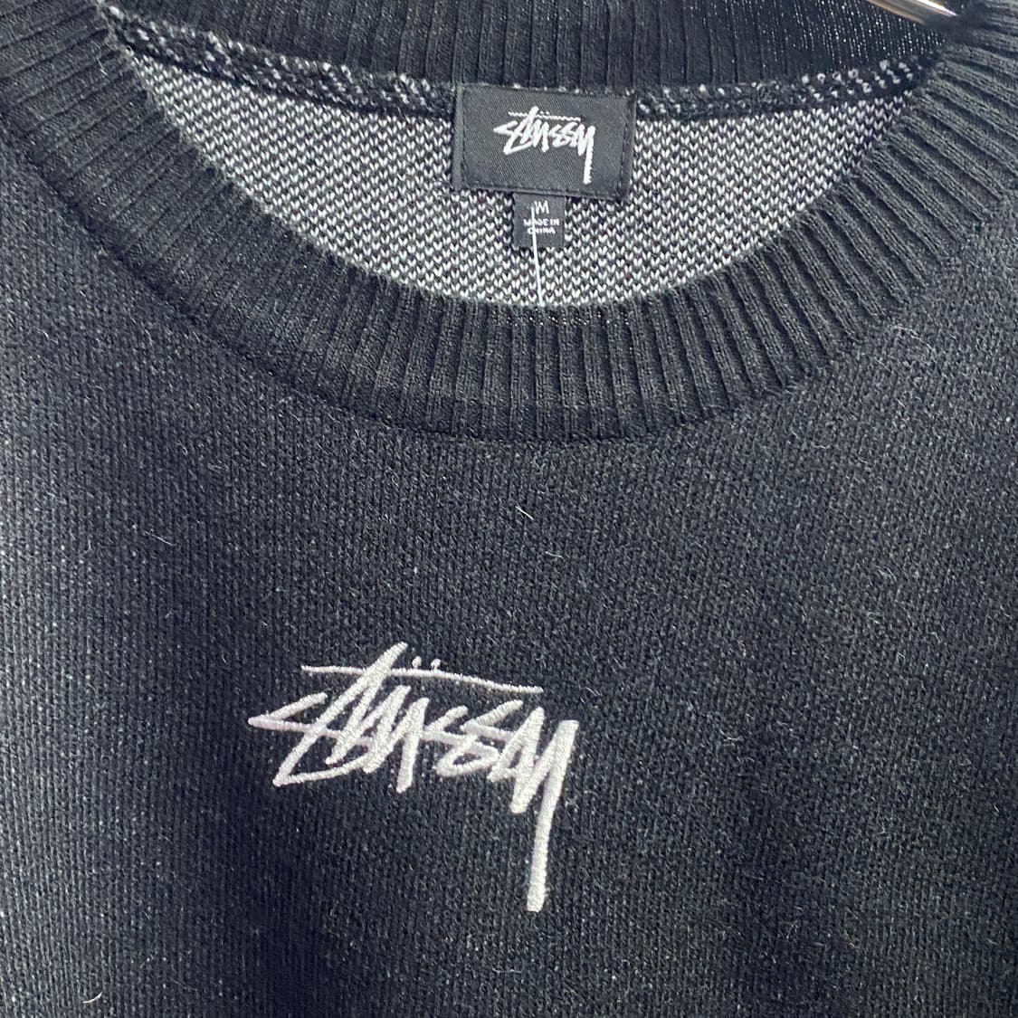 스투시 미들로고 더블다이스 니트 B3334 상품이미지3