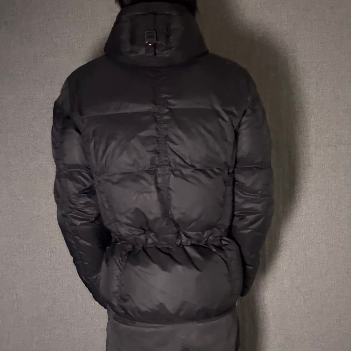 y2k 블랙 후드 패딩 점퍼 상품이미지5