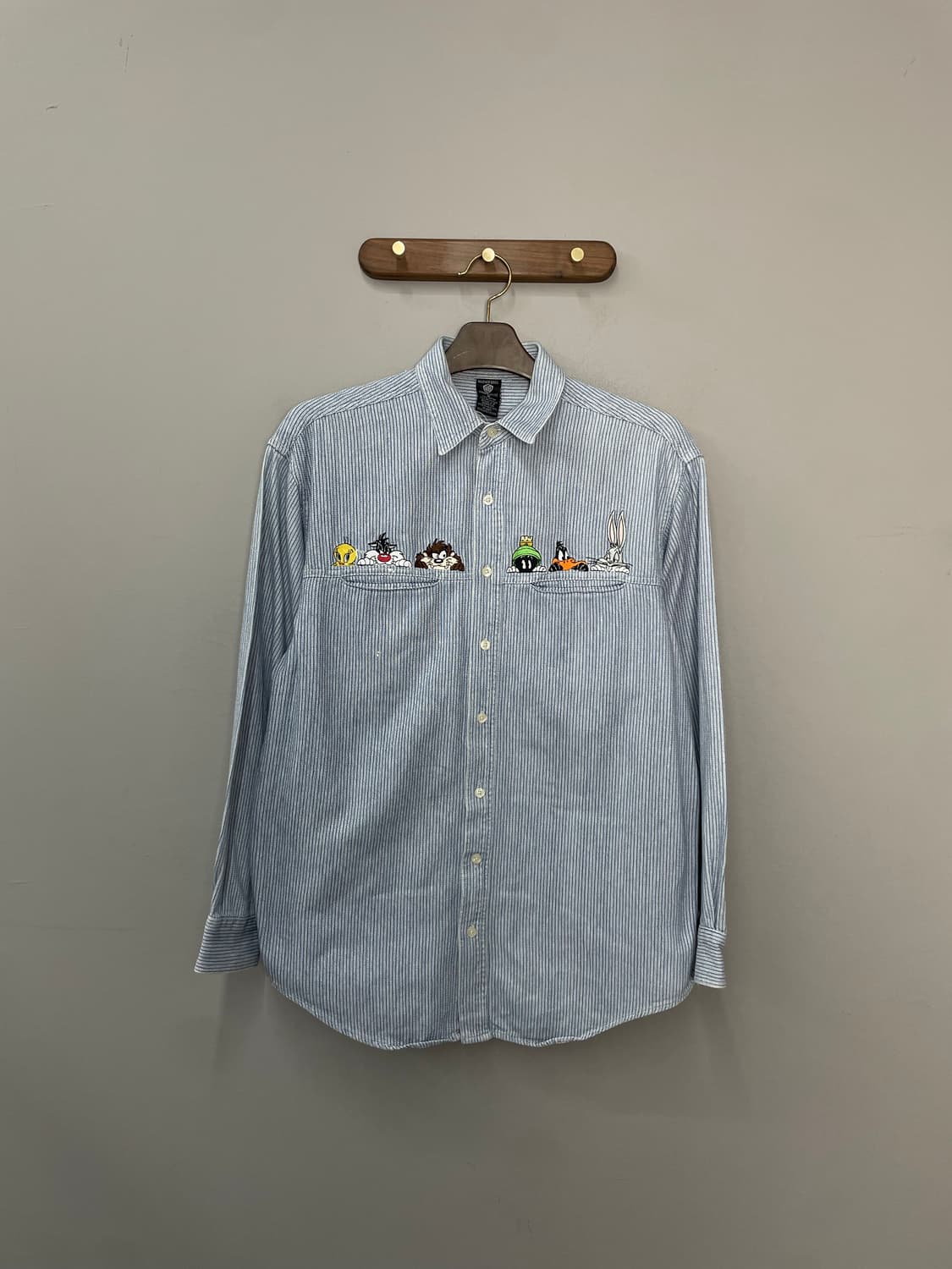 루니툰즈 스트라이프 셔츠 H2272 상품이미지2