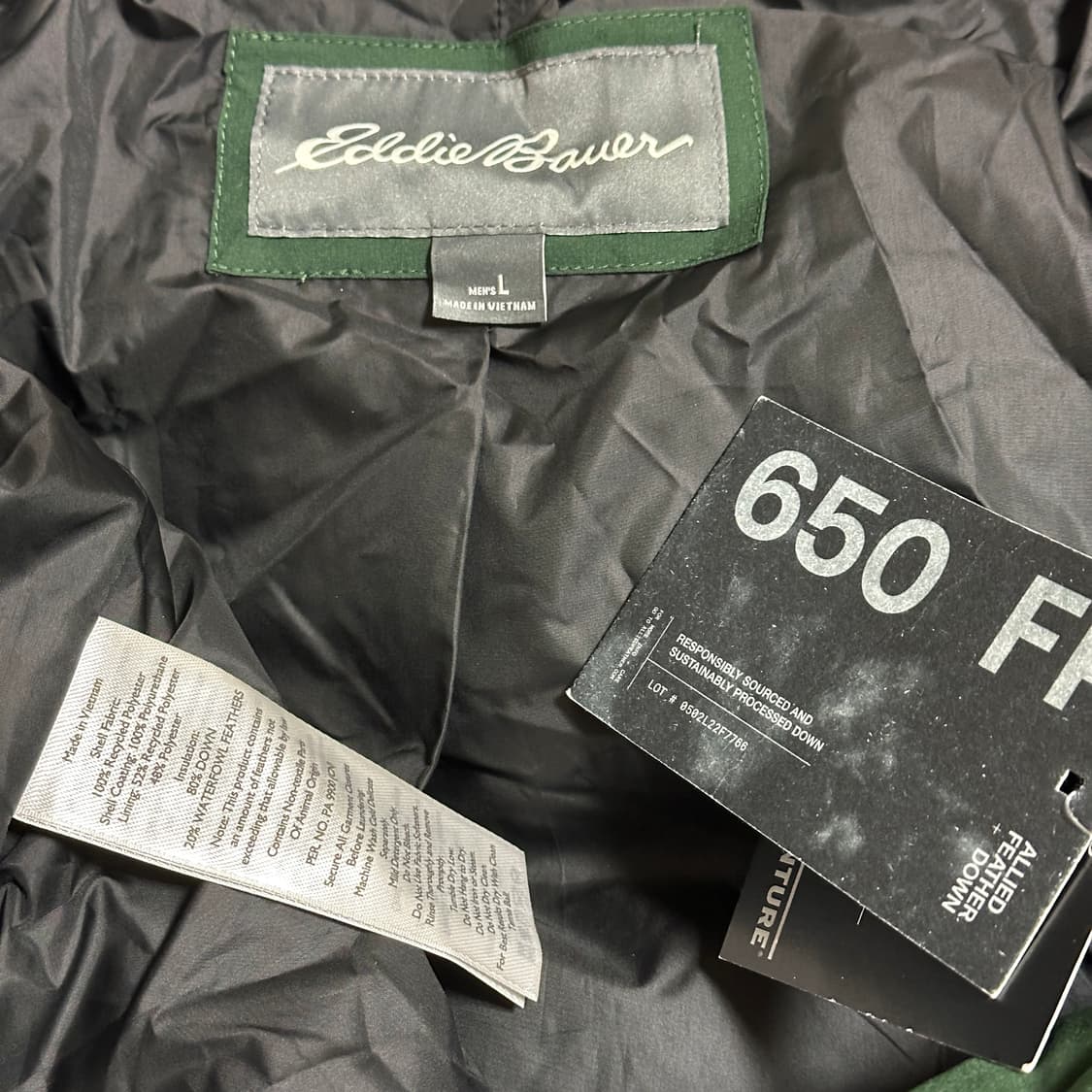 (택있음) 에디바우어 글레이셔 피크 심리스 스트레치 다운 재킷 상품이미지6