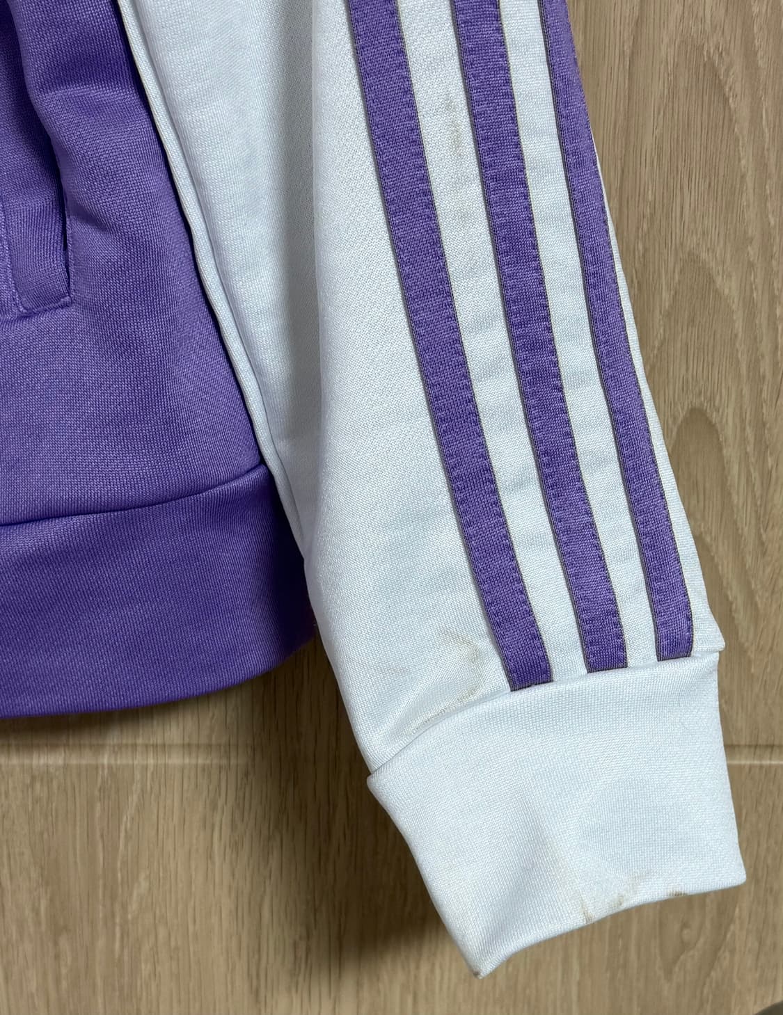 아디다스 화이트 퍼플 빈티지 트랙탑 져지 95 상품이미지2