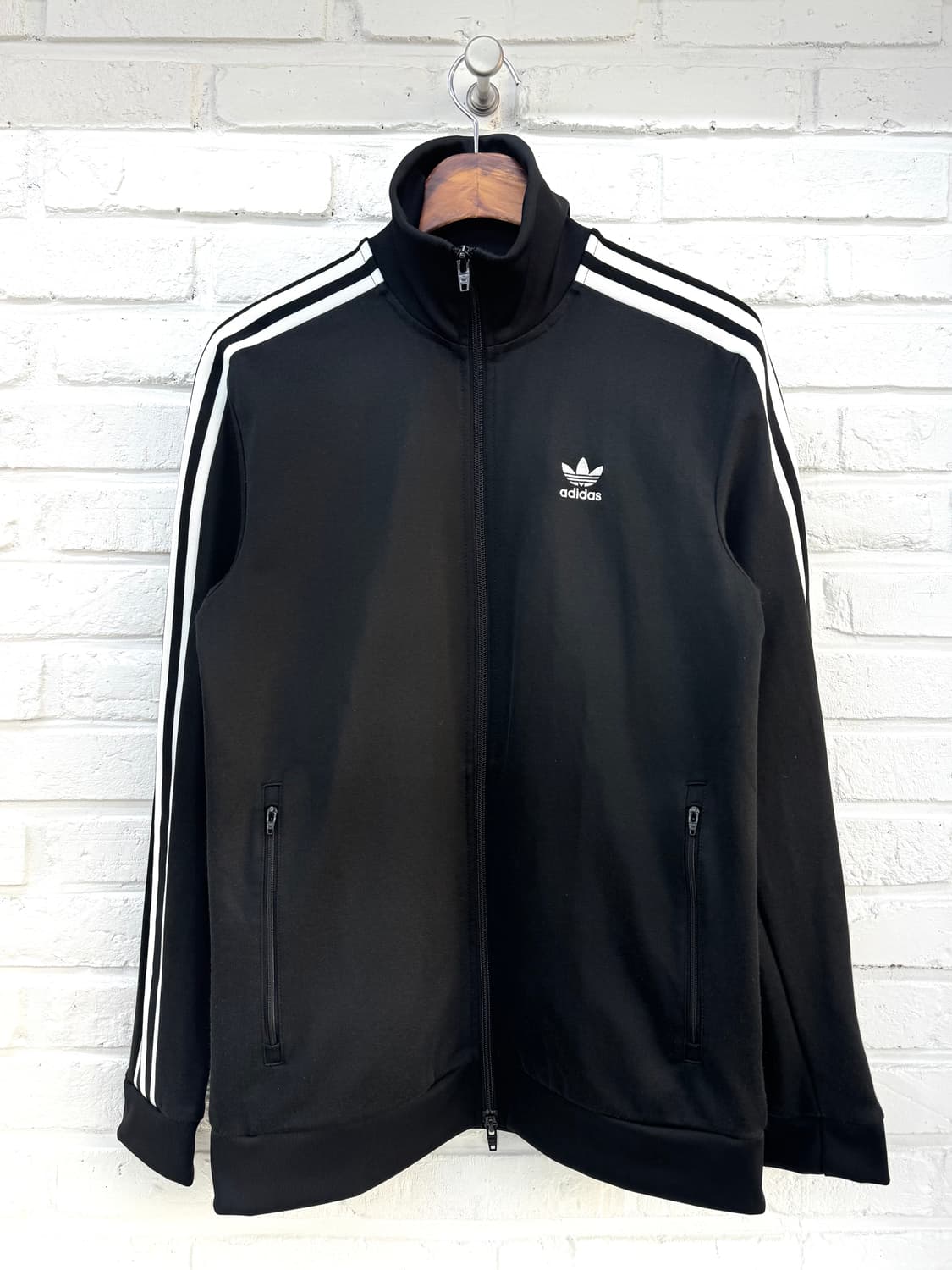 아디다스 블랙 투웨이 트랙탑 져지 상품이미지4