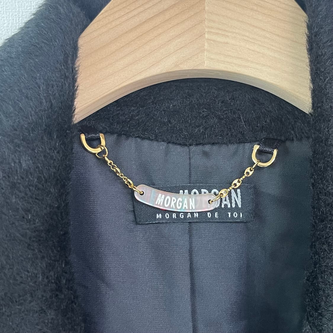 모르간 MORAN 수리 알파카 모헤어 혼방 울 코트 44 상품이미지5