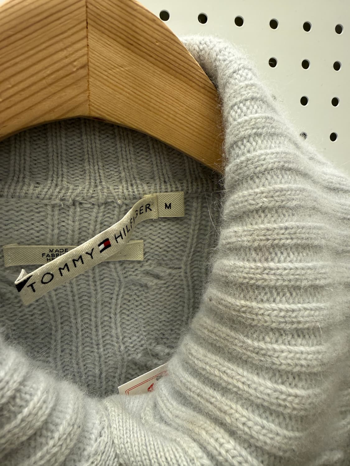 타미힐피거 케이블 니트 가디건 그레이 U397 상품이미지5