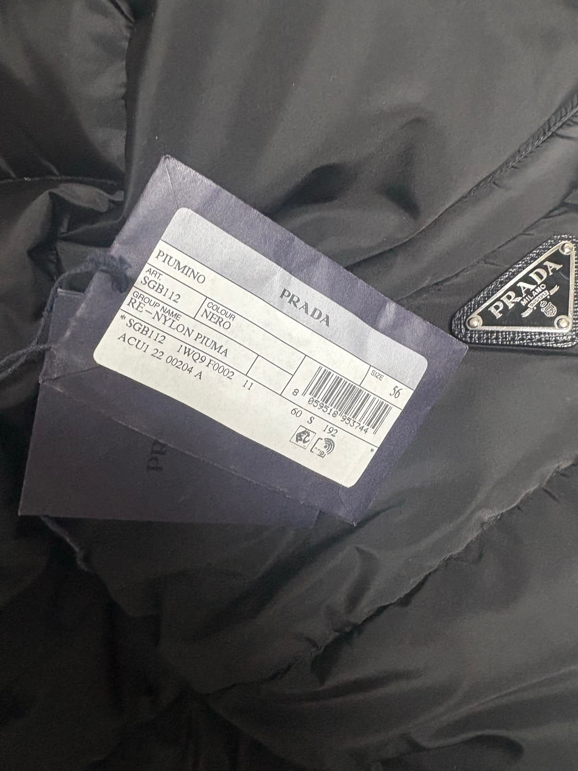 [56] 프라다 리나일론 패딩sgb112 상품이미지6
