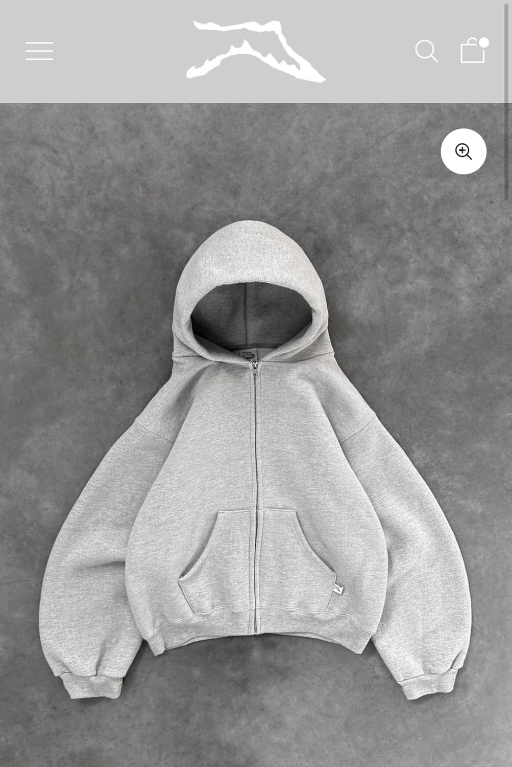 아킴보클럽 후드집업 그레이 L  상품이미지1