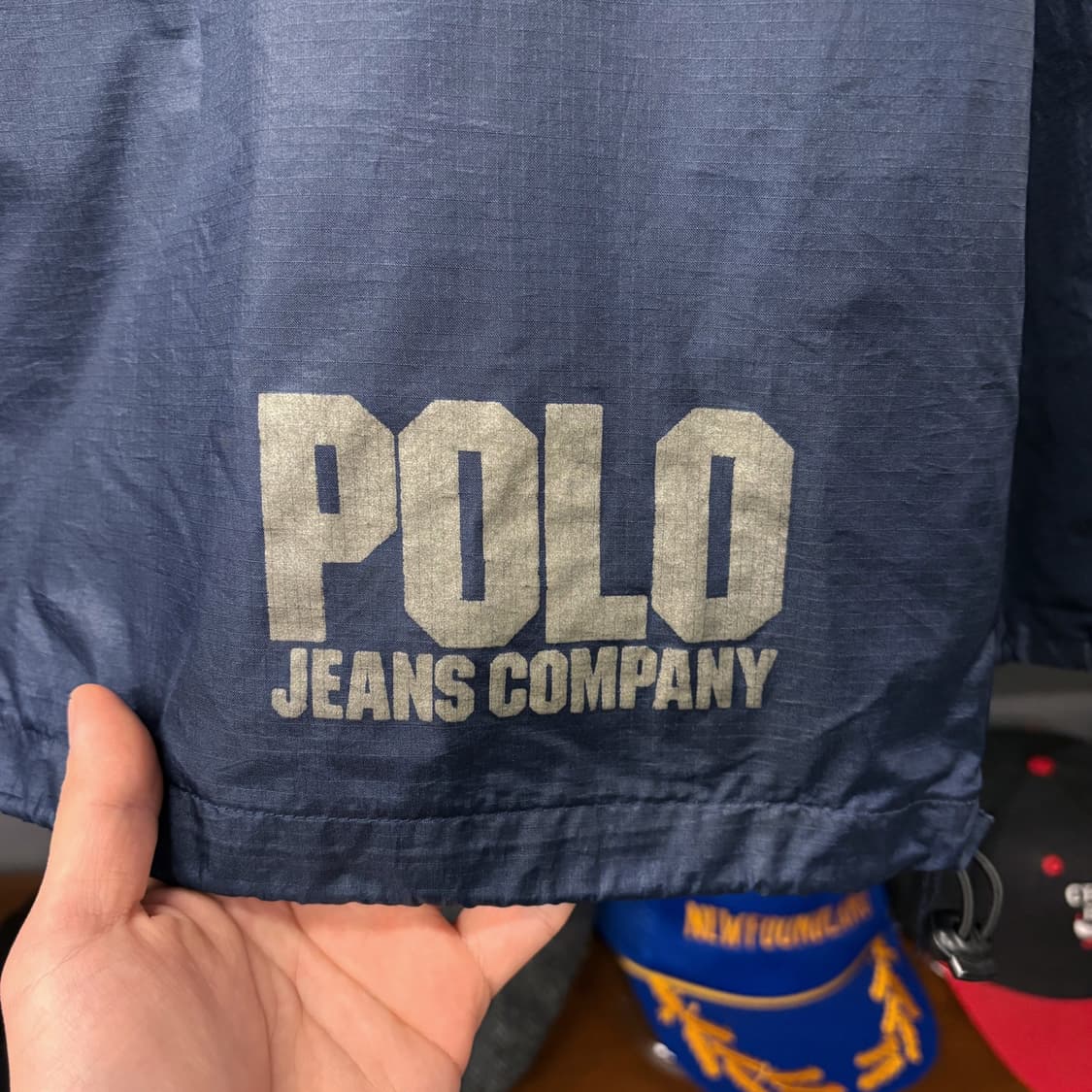 90s 폴로진스 올드스쿨 립스탑 윈드브레이커 아노락 N175 상품이미지5