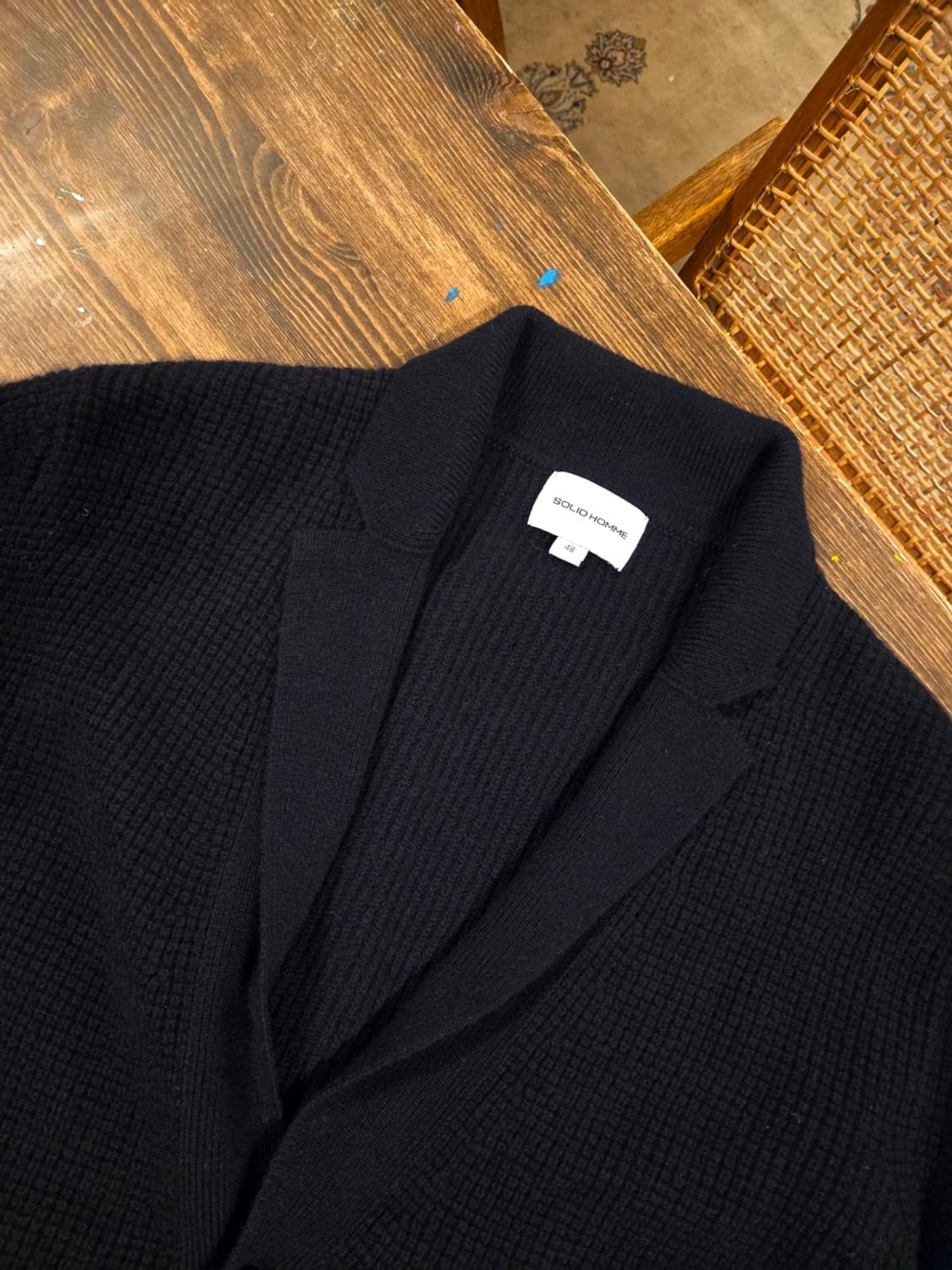 솔리드옴므 니트 가디건 상품이미지2