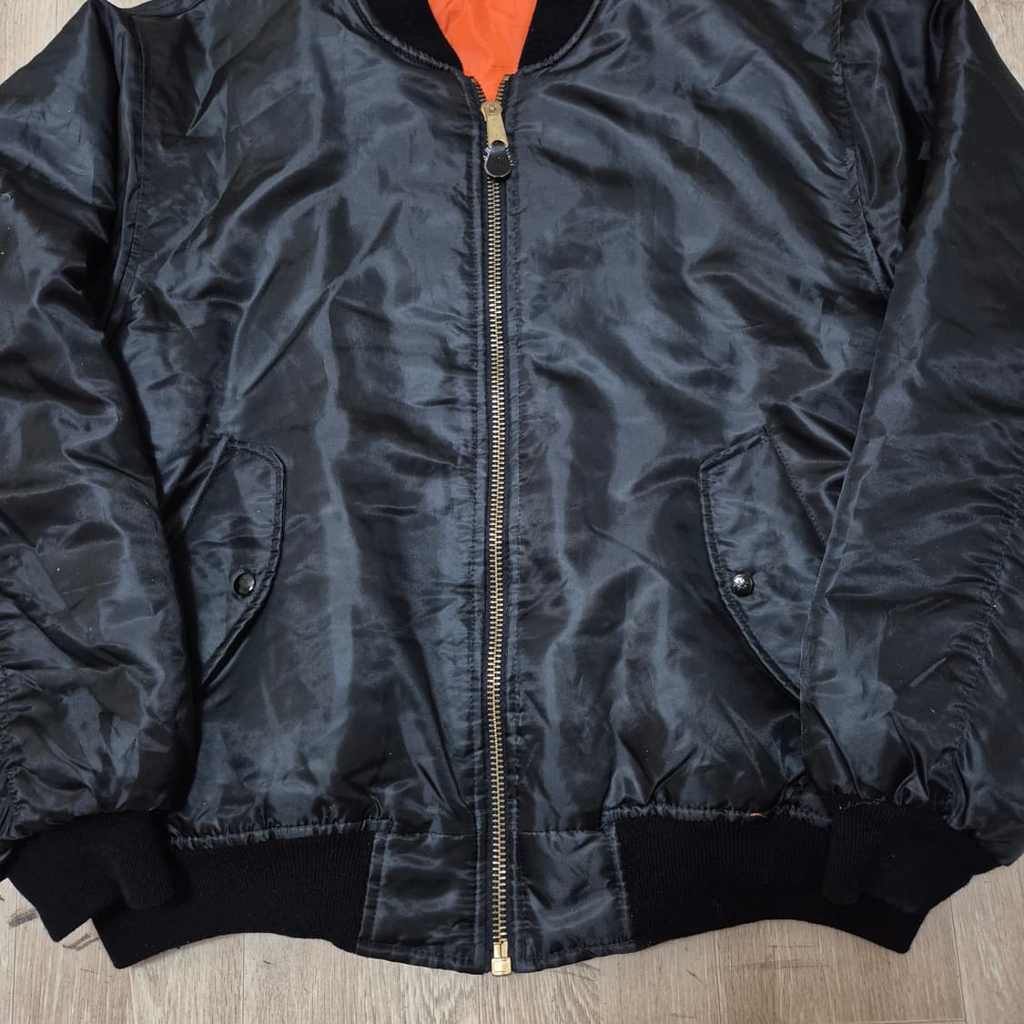 로스코 사이드포켓 MA-1 항공점퍼 봄버자켓 2XL(110) 상품이미지3