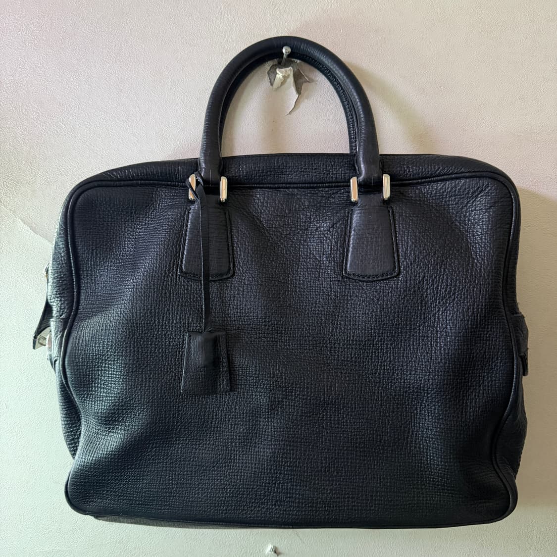 발리 버클로고 통가죽 브리프케이스 서류가방 토트 상품이미지2