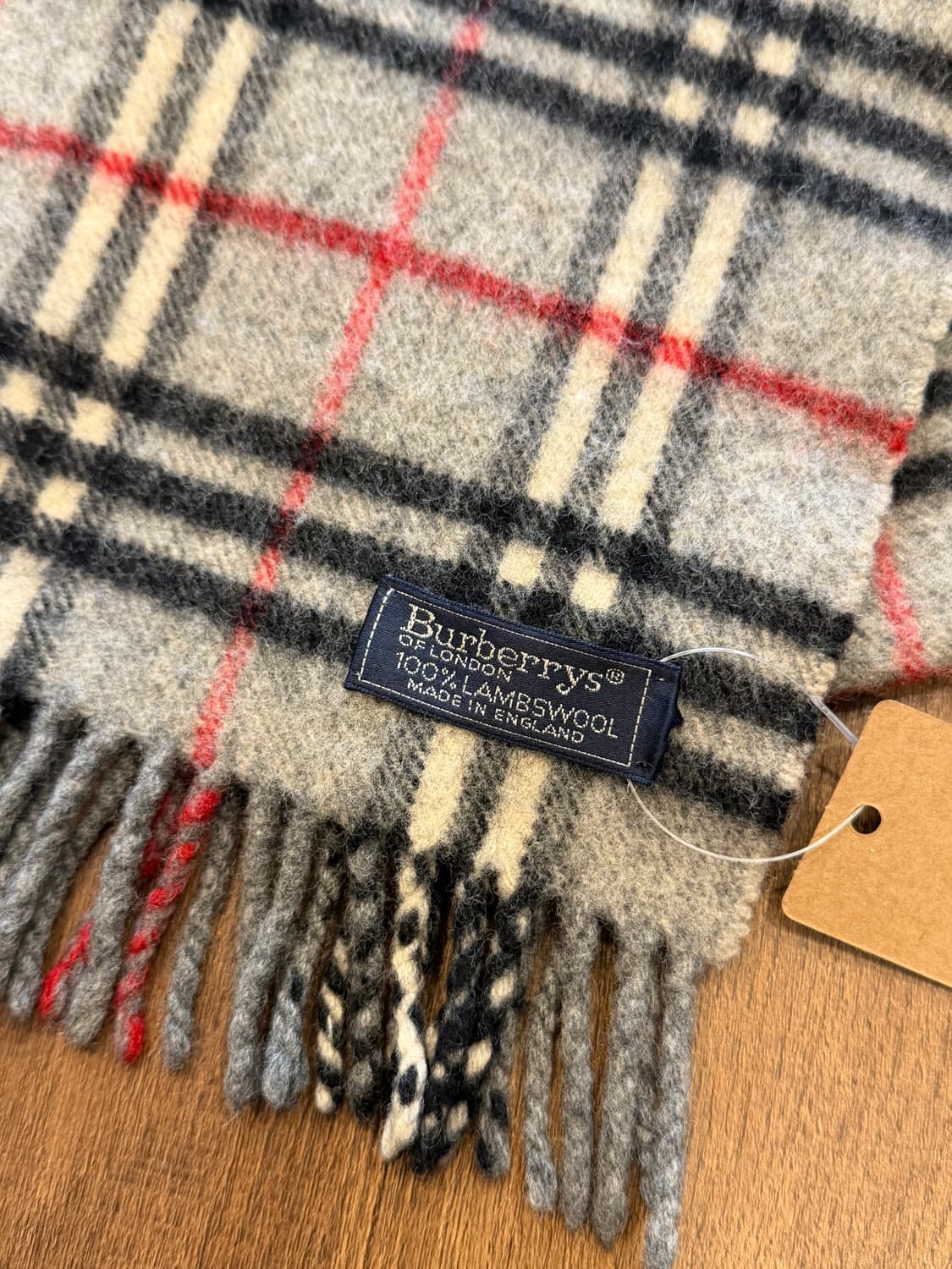 Burberrys 버버리 램스울 체크 머플러 (made England) 상품이미지5