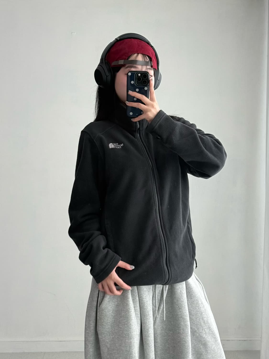 노스페이스 블랙 후리스 상품이미지2