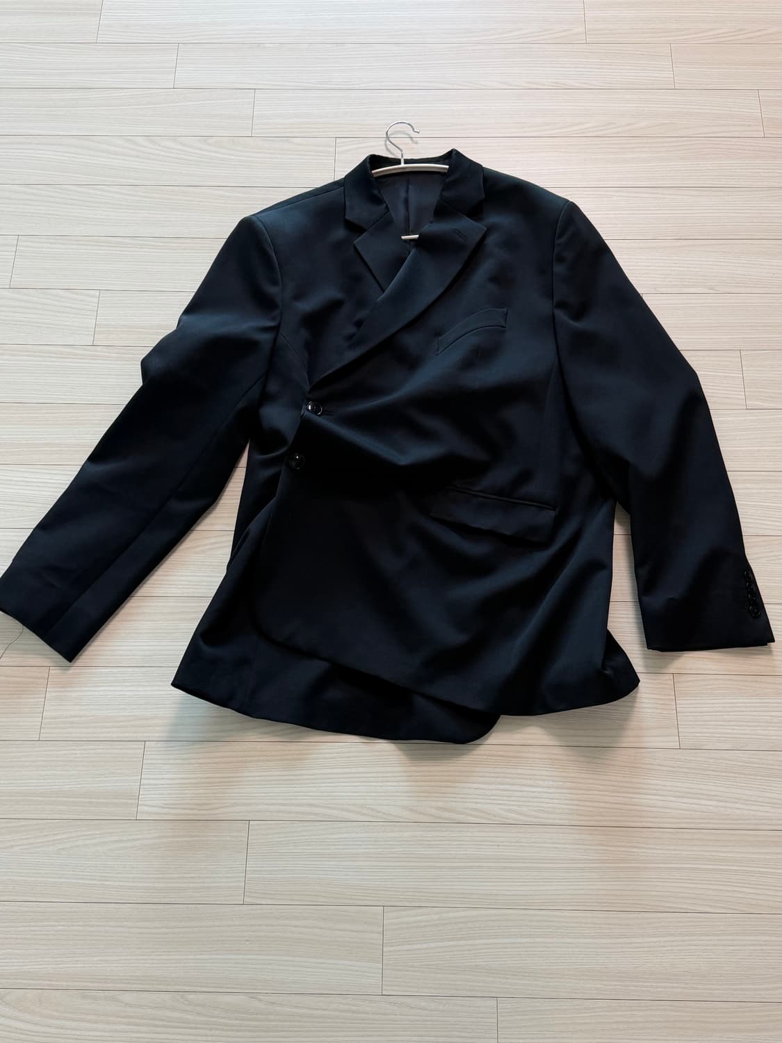 마틴로즈 트위스트 랩 블레이저 오버사이즈 자켓(46) 상품이미지2