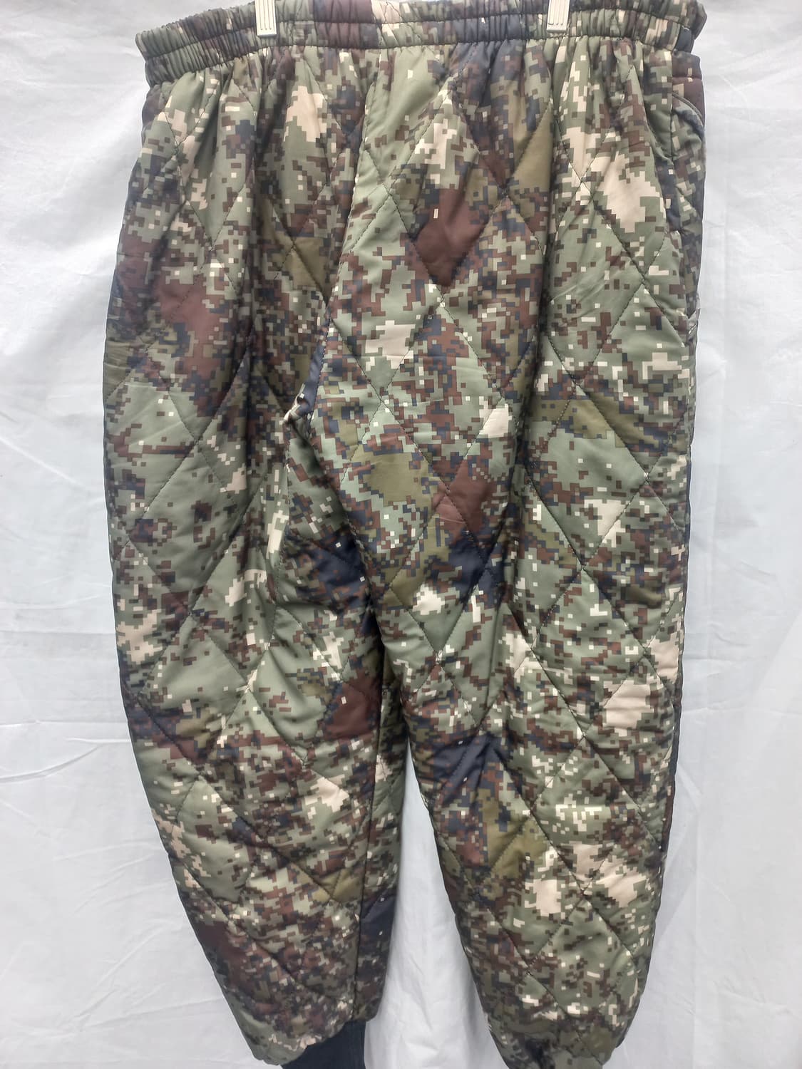 디지털 카모 퀼팅 겨울 바지 30 상품이미지1