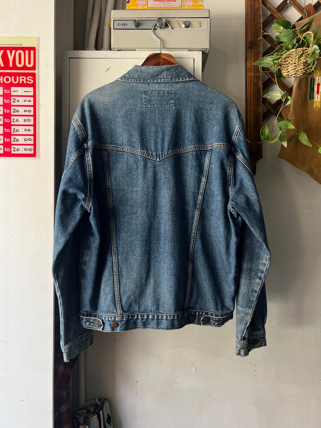 [L]Wrangler USA 랭글러 웨스턴 데님 트러커 자켓 상품이미지7