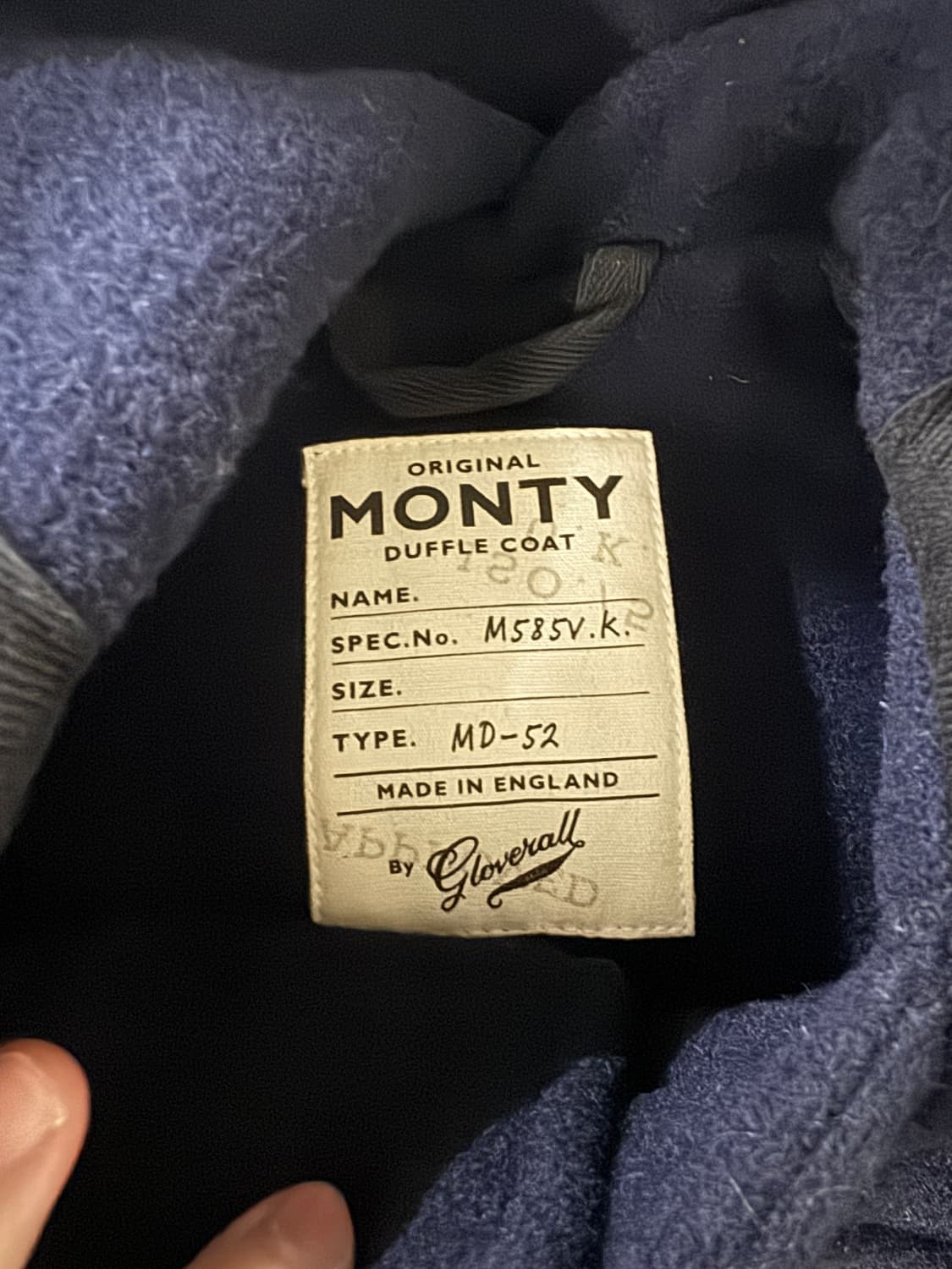 글로버올 몬티 오리지널 네이비 XS 상품이미지3