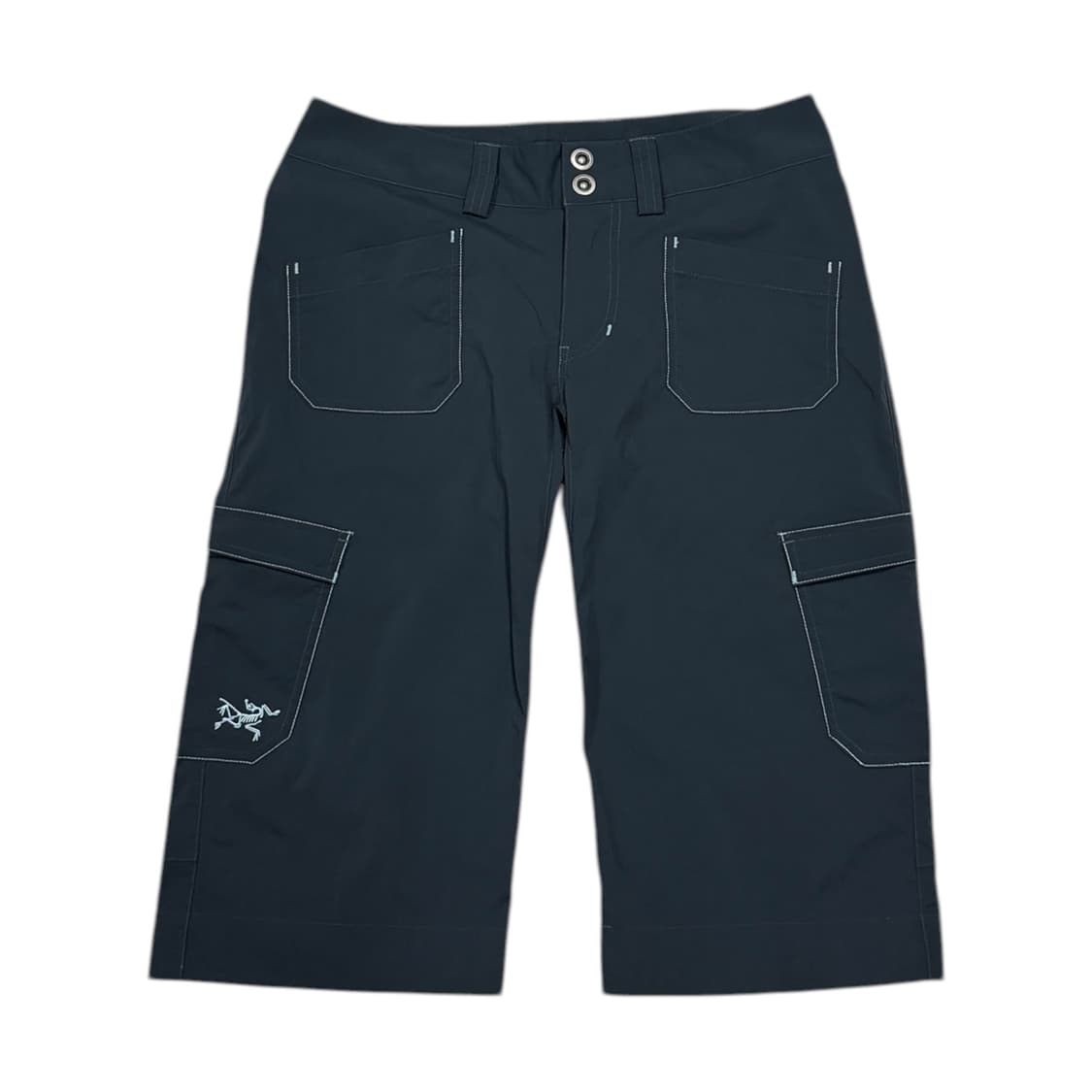 아크테릭스 여성 램파트 7부 카고 팬츠 바지 블루 그린 4 상품이미지1