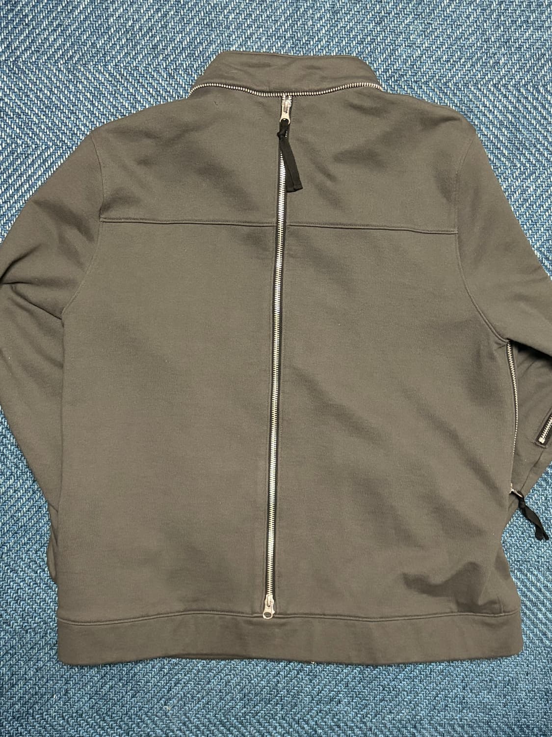 노이크랩 비대칭 사선지퍼 후드집업 상품이미지3