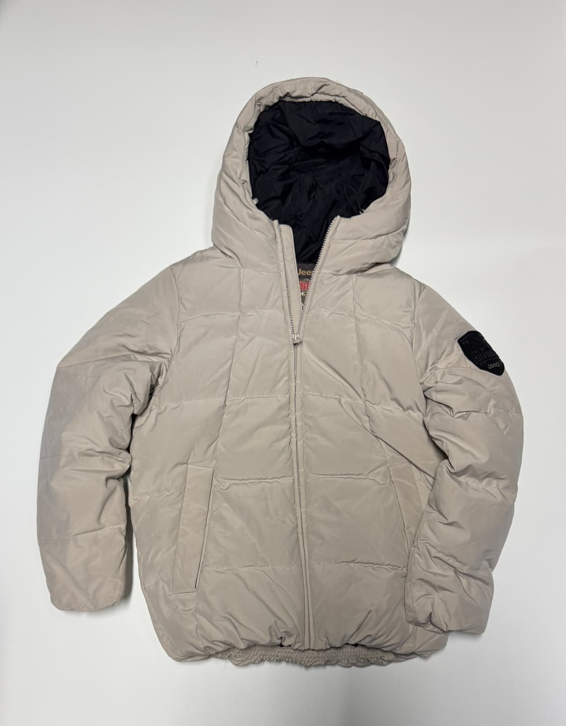 여성 지프 Jeep 구스다운 후드 점퍼 상품이미지1