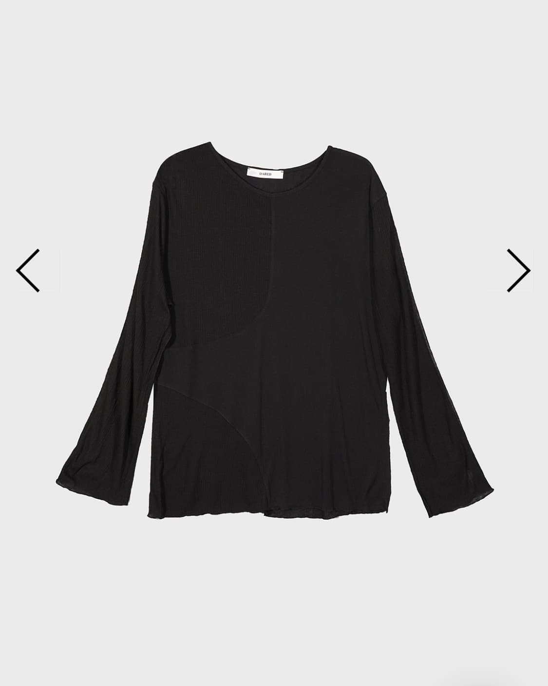 데어드 Dared shadow cut top 상품이미지3