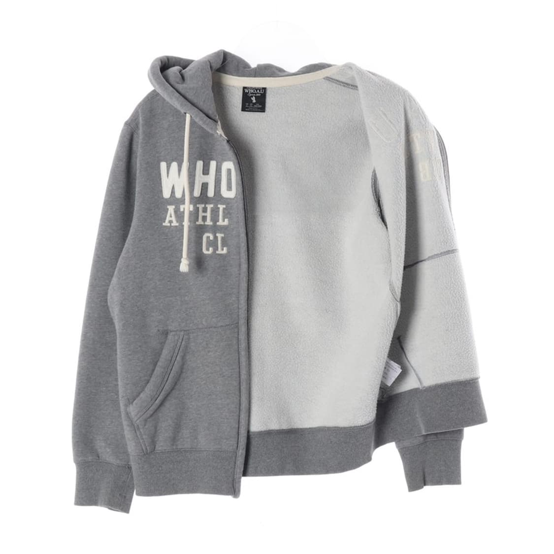 WHO.A.U 기모 그레이 집업 후드 XL 상품이미지2