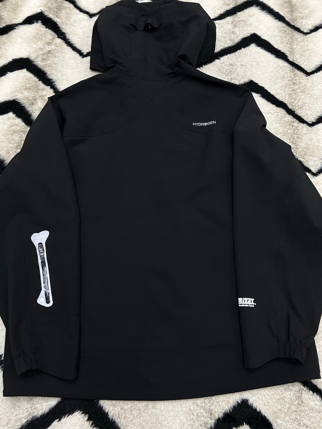 [M]하이드로겐 더미작스 방수 후드자켓/블랙 상품이미지4