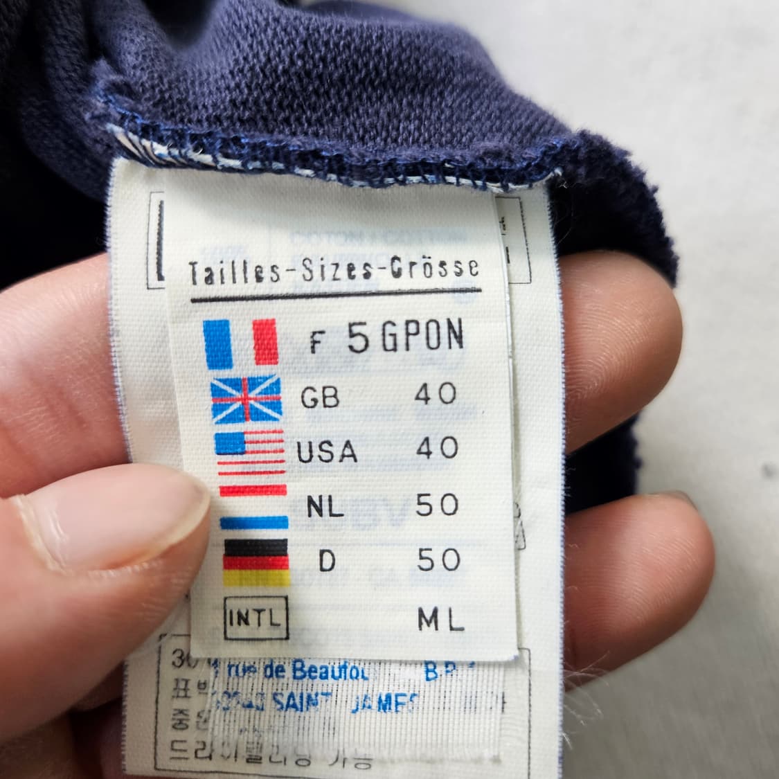 세인트 제임스 롱슬리브 티셔츠 0306Y 상품이미지4