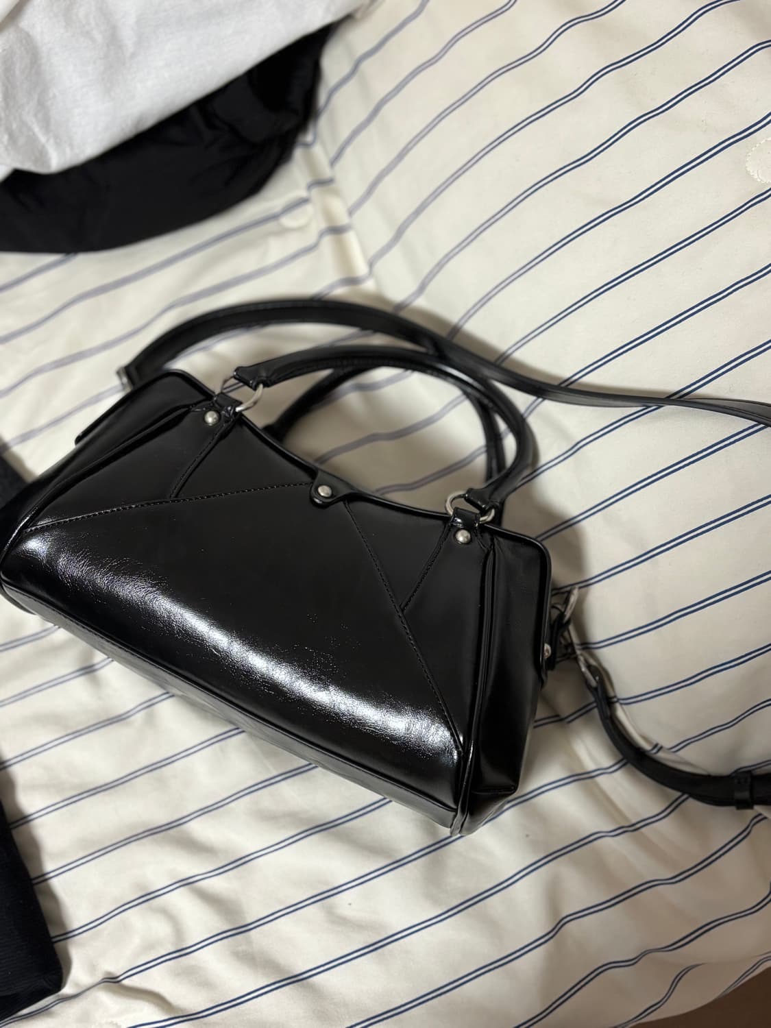 Faux Leather Mini M.O.S Bag 상품이미지6