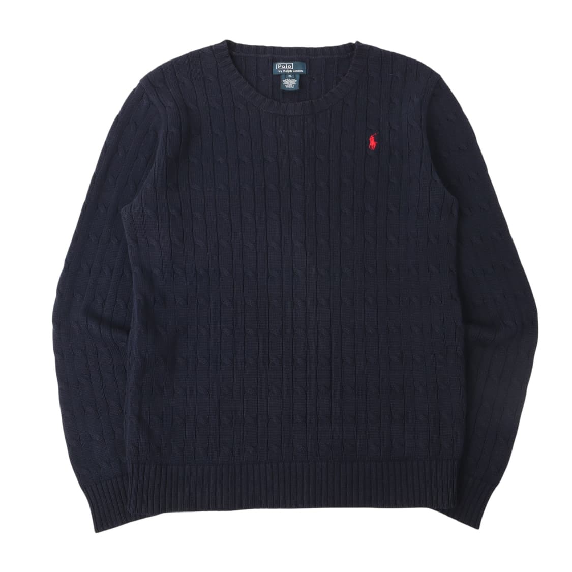폴로 랄프로렌 네이비 케이블 니트 스웨터 상품이미지1