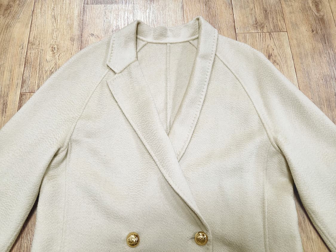 비대칭 카라 캐시울 코트 55-66 새상품 상품이미지2