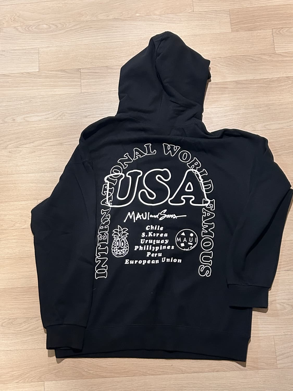 마우이X레디 오버핏후드티 상품이미지4