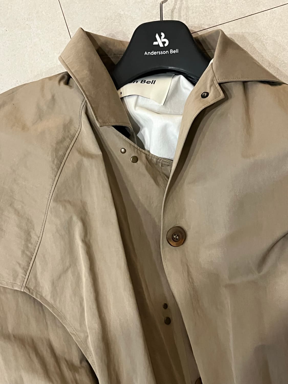 앤더슨벨 스카프 트렌치 코트 S 상품이미지6