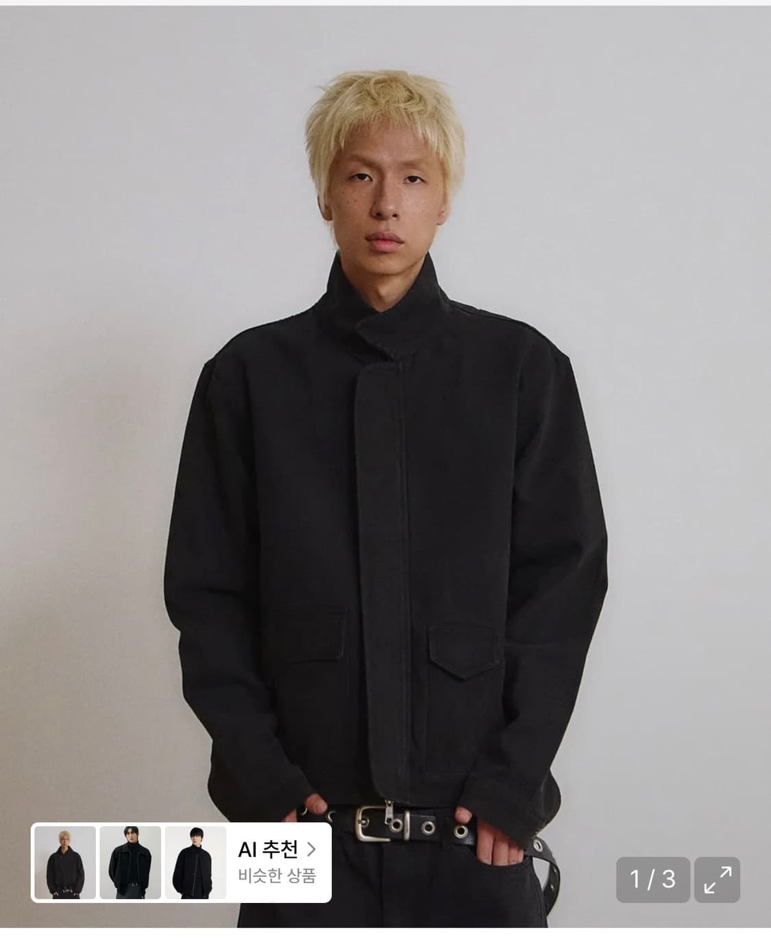 2)9999아카이브HighNeckObliquePocketJacket 상품이미지1